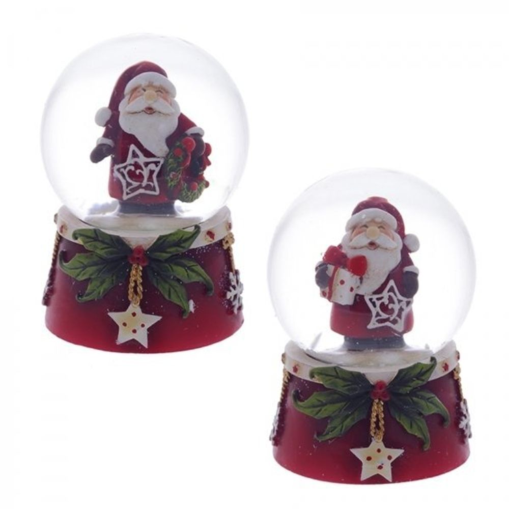 GAEM Фигурка декор в стекл шаре "Дед Мороз", D4,5 см, L4,5 W4,5 H6,5 см, 2в.