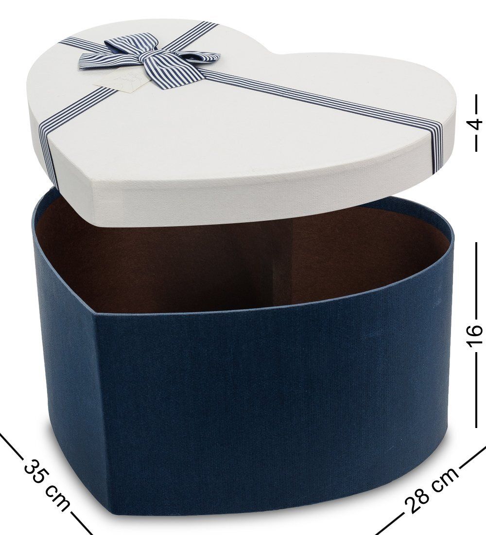 WF-94/3-A Коробка «Сердце» цв.син./молочн.