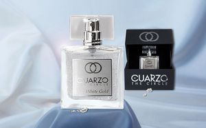 Cuarzo The Circle Just White Gold