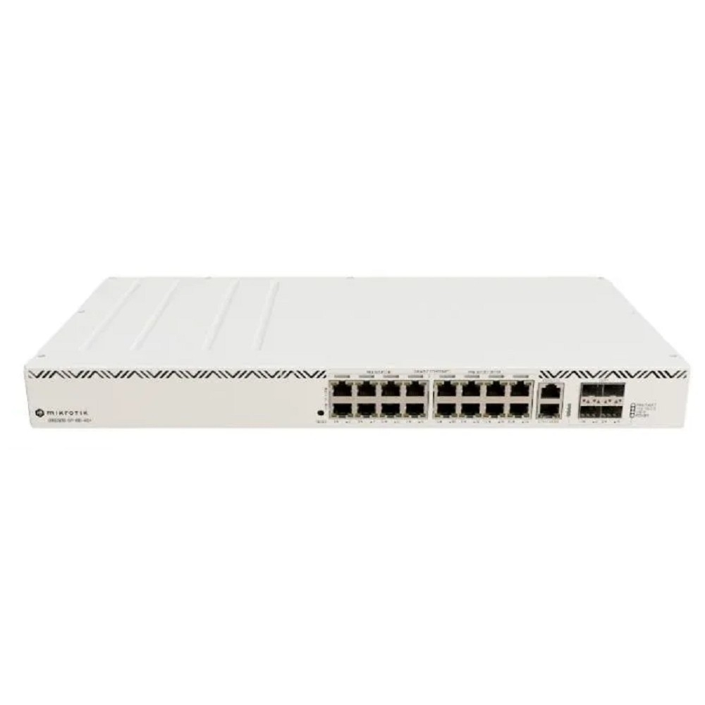 Коммутатор MikroTik CRS320-8P-8B-4S+RM Коммутатор стоечный, 17*1Gbit RJ45, 4*SFP+, PoE (1-16port) RouterOS v7
