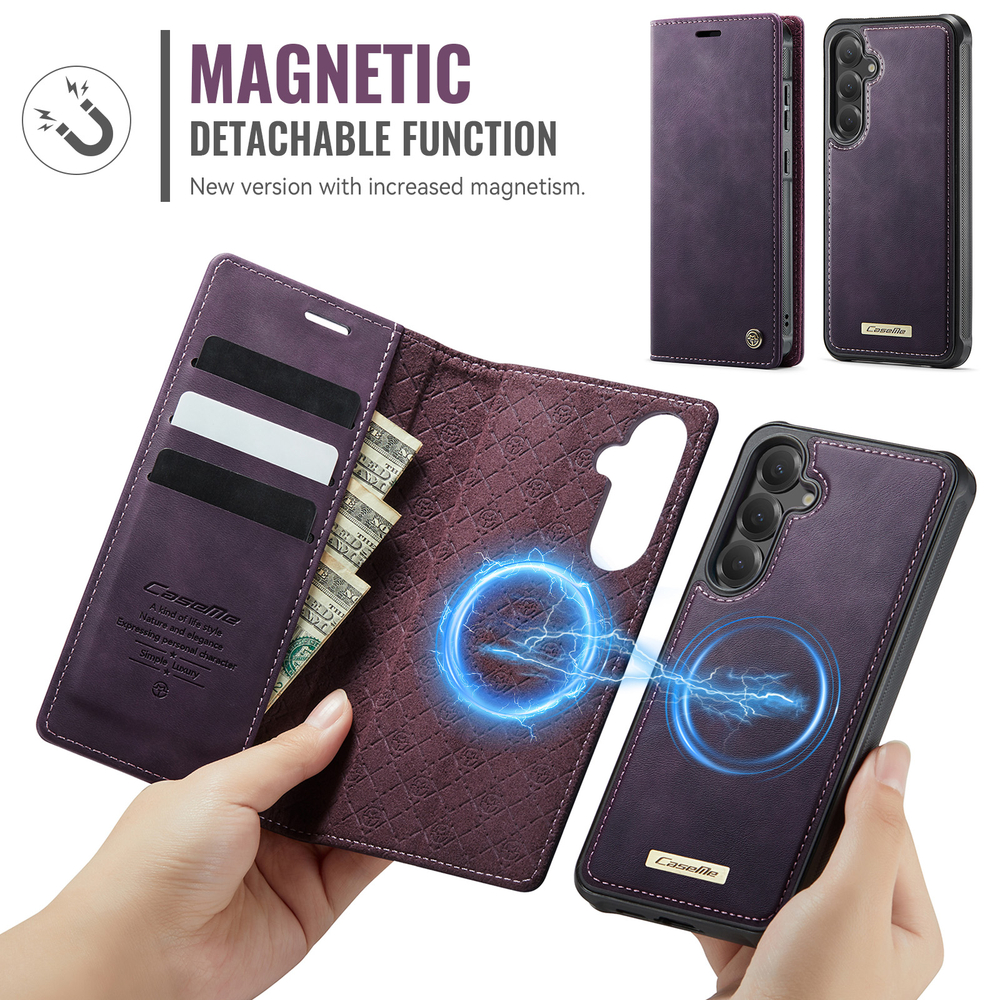Чехол-кошелек CaseMe 2 in 1 MagSafe Samsung Galaxy S25+