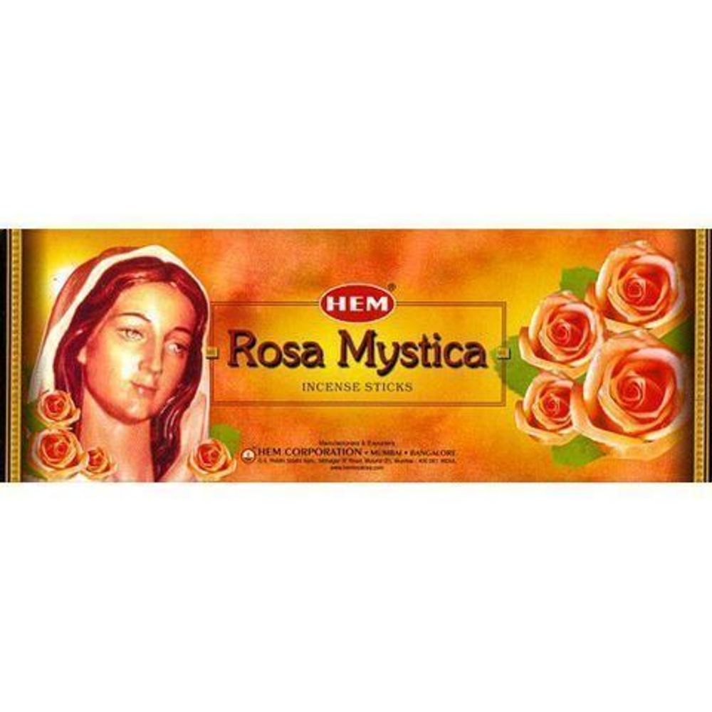 HEM Rosa Mystica шестигранник Благовоние Мистическая роза