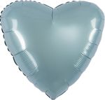Шар (19''/48 см) Сердце, Утренний туман, Бохо, 1 шт.