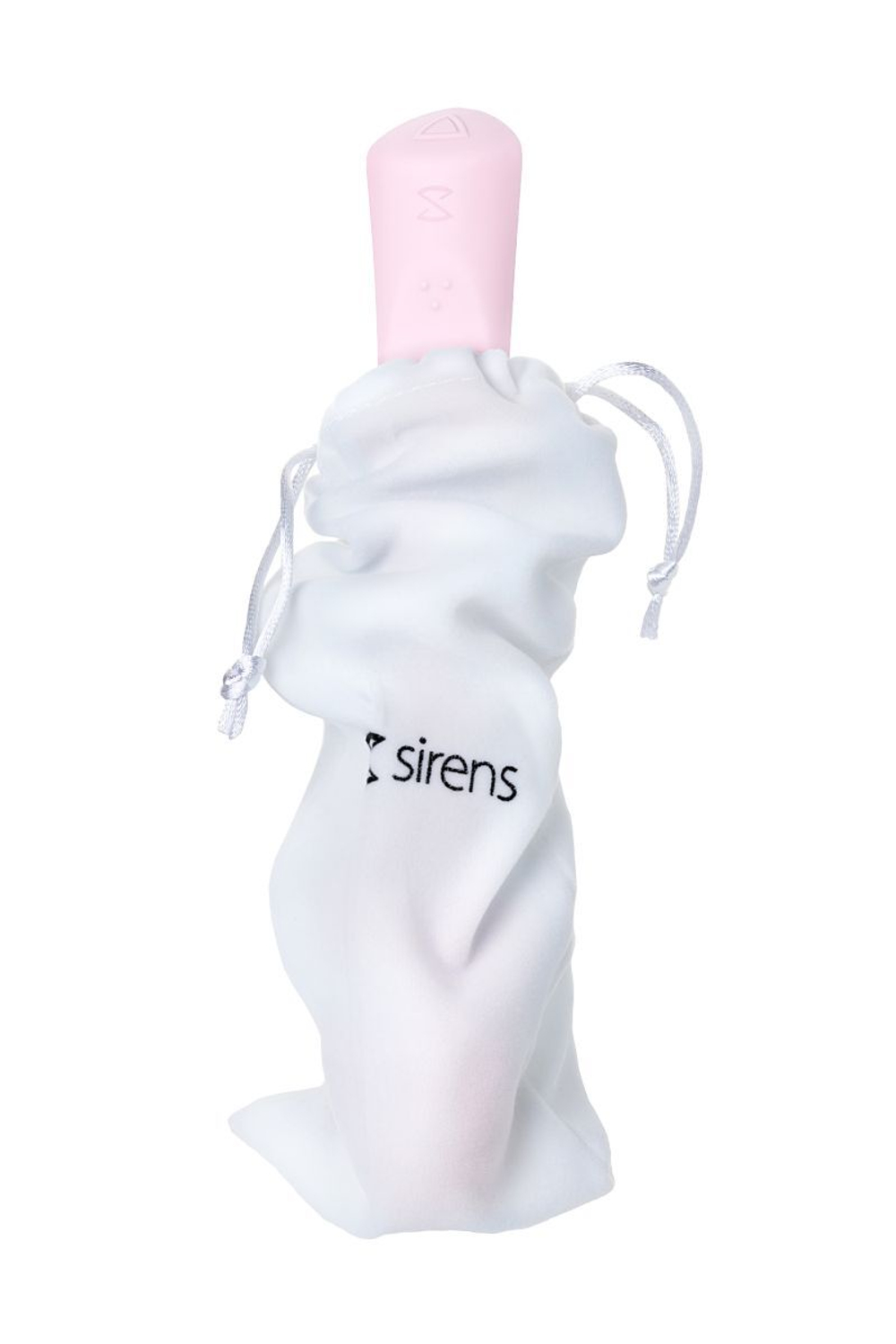 Нежно-розовый гибкий водонепроницаемый вибратор Sirens Venus - 22 см. (Цвет: нежно-розовый)