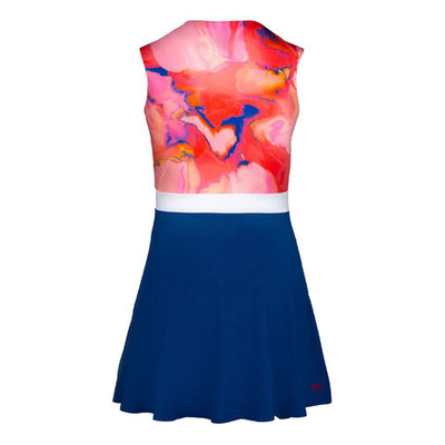 Женская теннисное платье BIDI BADU Jala Tech 2in1 Dress Women - Blue, Multicoloured