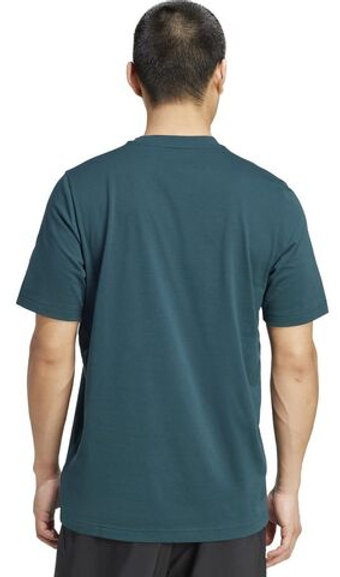 Мужская теннисная футболка Adidas Heritage Graphic - aurora ivy