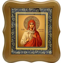 Анастасия Латрская святая. Икона на холсте.