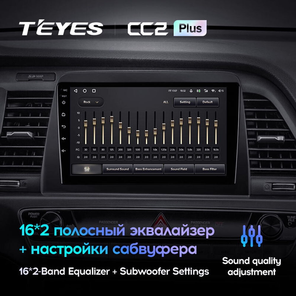 Teyes CC2 Plus 9" для Hyundai Sonata 2017-2019