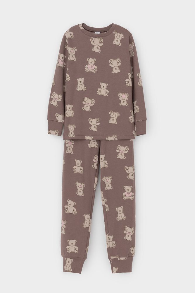 К 1552/светло-серый,роботы пижама детская