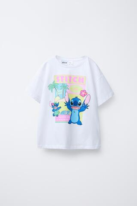ZARA ПИЖАМА С ПРИНТОМ ЛИЛО И СТИЧ © DISNEY, ЦВЕТ МОРСКОЙ ВОЛНЫ