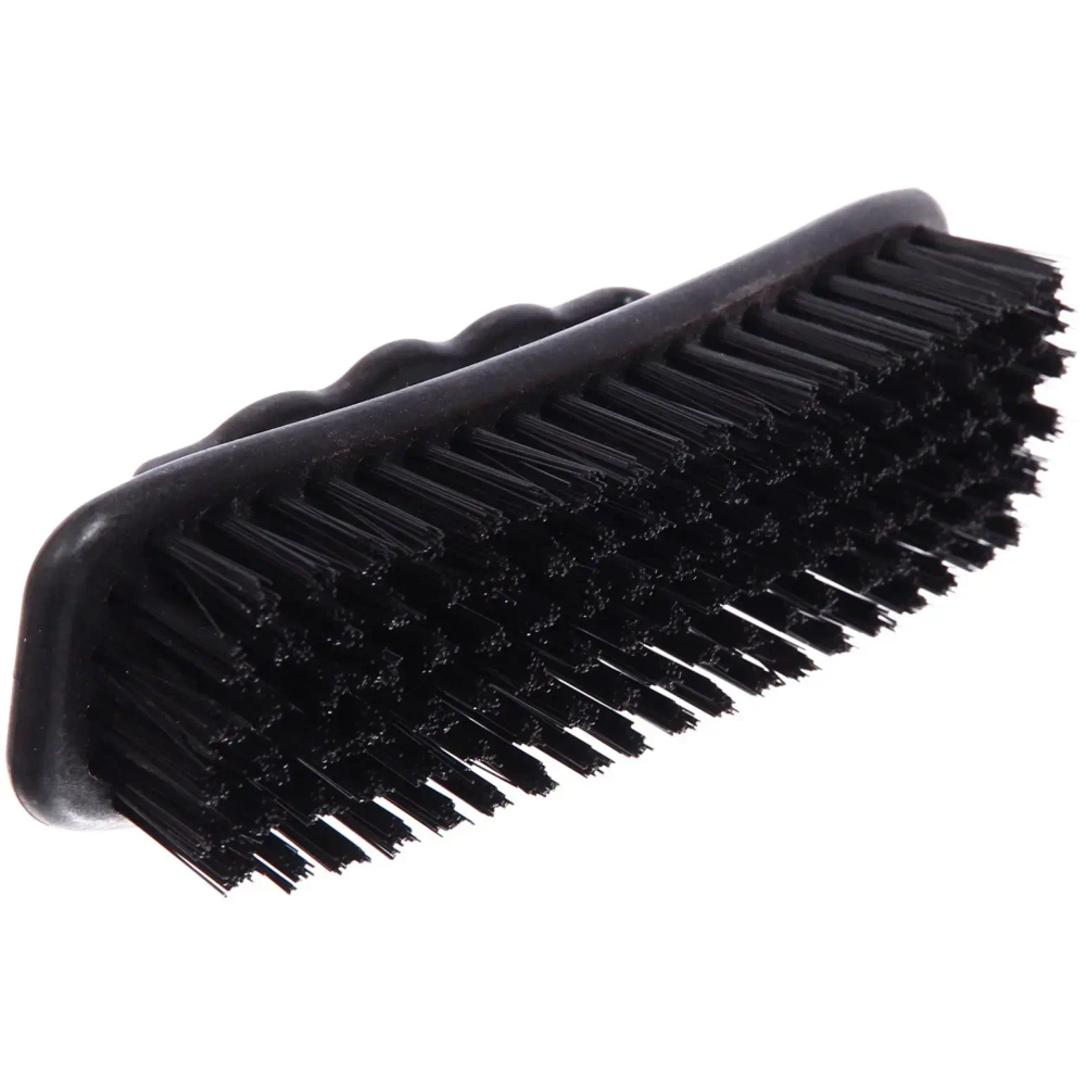 Щетка для обуви пластиковая с искусственным ворсом «Удобная», цвет черный, 15,5*4,5см