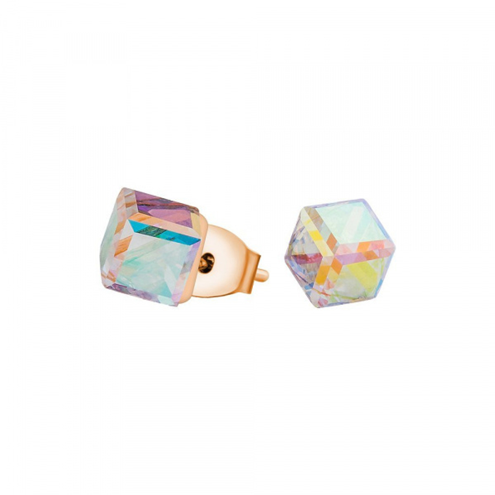 Серьги-пусеты Fiore Luna Crystal AB SI SWE1127/1 CAB RG