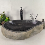 Раковина из речного камня RS-62063 (59*46*15)