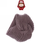 Повязка на голову теплая «Winter Turban», микс 6 цветов, 22*19см (Подвес Кокетка - Зима)
