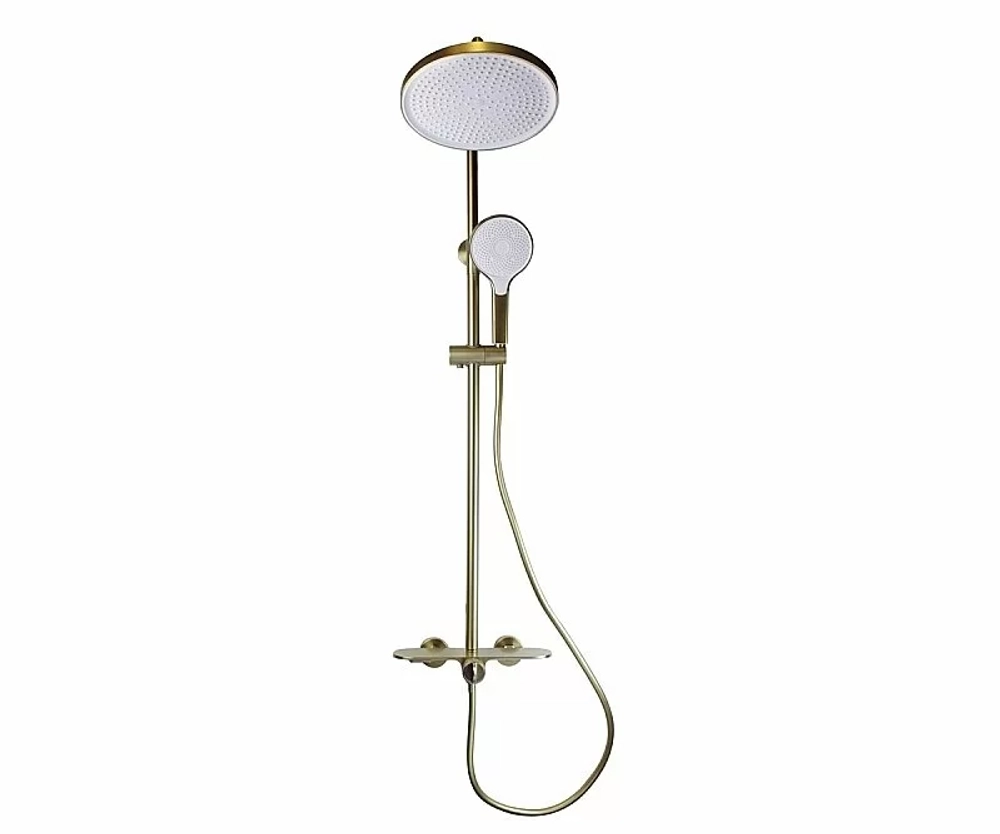Душевая система Bronze de Luxe Icon 80112CG золото матовое