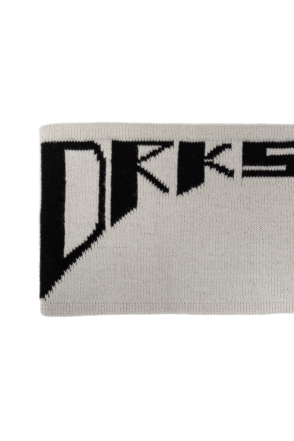 RICK OWENS DRKSHDW ПОВЯЗКА НА ГОЛОВУ С ЛОГОТИПОМ БЕЛАЯ HOLLYWOOD