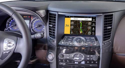 Навигационный блок для Infiniti QX70 2013+ (комплектации с сенсорным экраном) - Parafar PFB800 на Android 9, и
