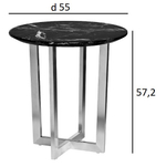Стол журнальный Garda Decor Garda Decor Черный (Nero) d55х57,2 см