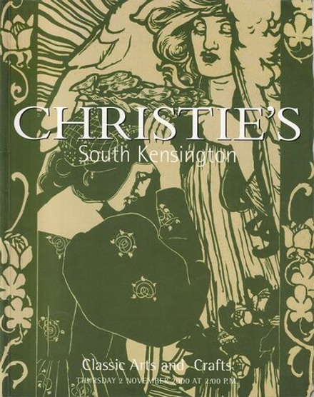 Каталог аукциона Christie's, Лондон, Классические предметы викторианской эпохи движения «Искусства и ремёсла» от 2 ноября 2000 года