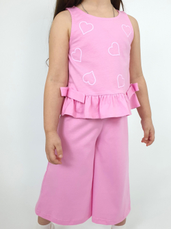 02-148-4 Комплект для девочки (туника+брюки)