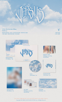 Альбом VIVIZ - VERSUS 4th Mini Album PHOTOBOOK RANDOM Version