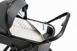 Детская коляска Peppy Tecla 3 в 1 с автокреслом Verona Beige Shadow Antrazit Chrome Edition Графитовый
