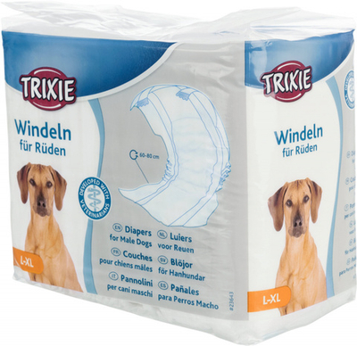 Подгузники для кобелей Trixie Rudenwindeln L-XL, размер L-XL, 12 шт.