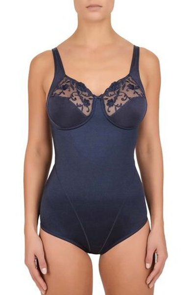 Боди Moments с мягкими чашками без каркасов (Размер: 95D) (Цвет: темно-синий)