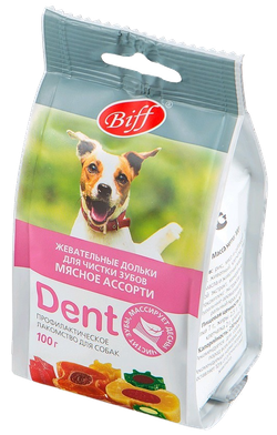 TiTBiT Жевательные дольки Dent мясное ассорти