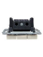 BRITE Выключатель 3-клавишный 10А ВС10-3-0-БрКр бежевый IEK