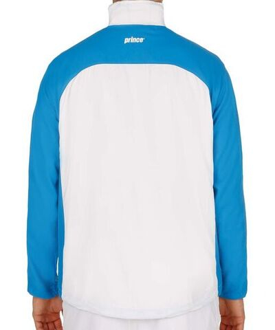 Кофта для мальчика теннисная Prince JR Warmup Jacket - white/blue
