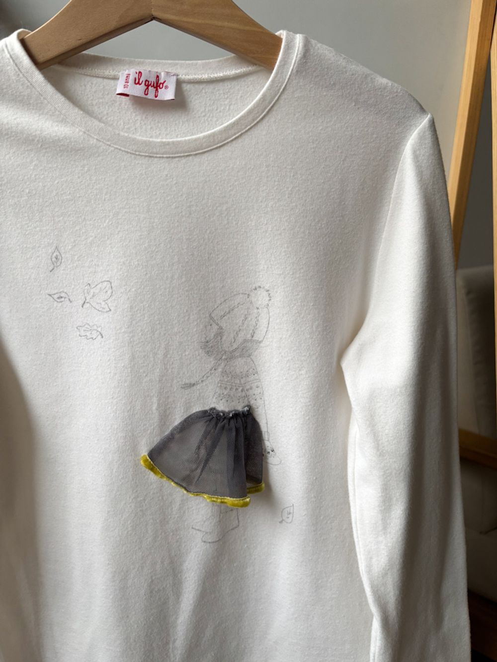 Хлопковый лонгслив Il Gufo, 140