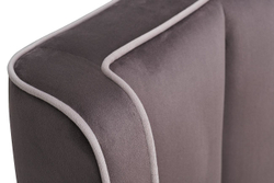 Кровать с подъемным механизмом Garda Decor лилово-серая ODRY1К-160M-Vel19+Vel09