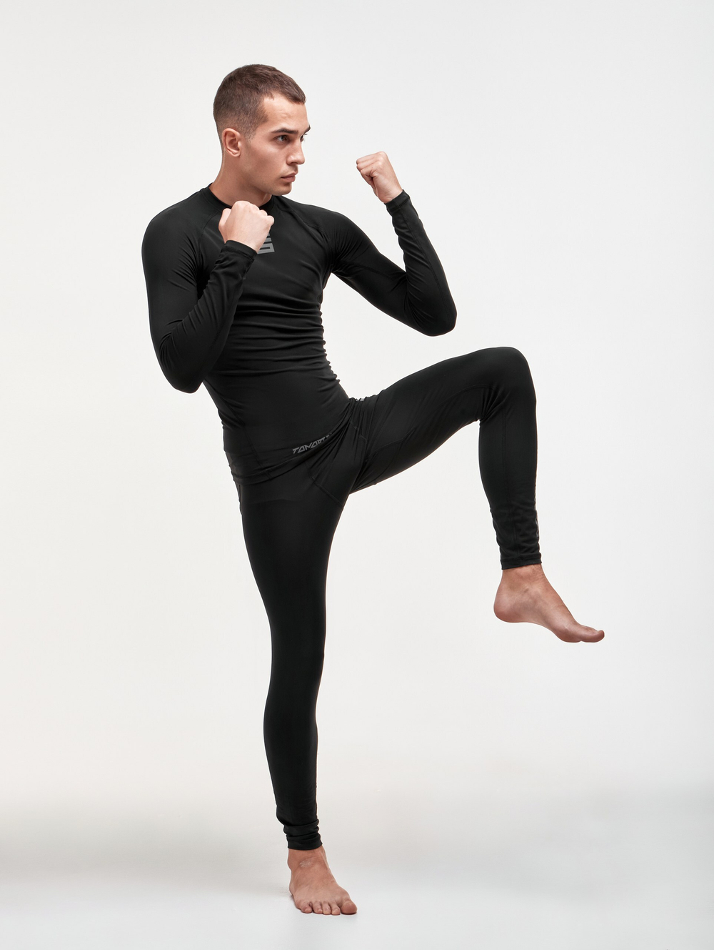 Штаны компрессионные Tomorrow Star Black Line