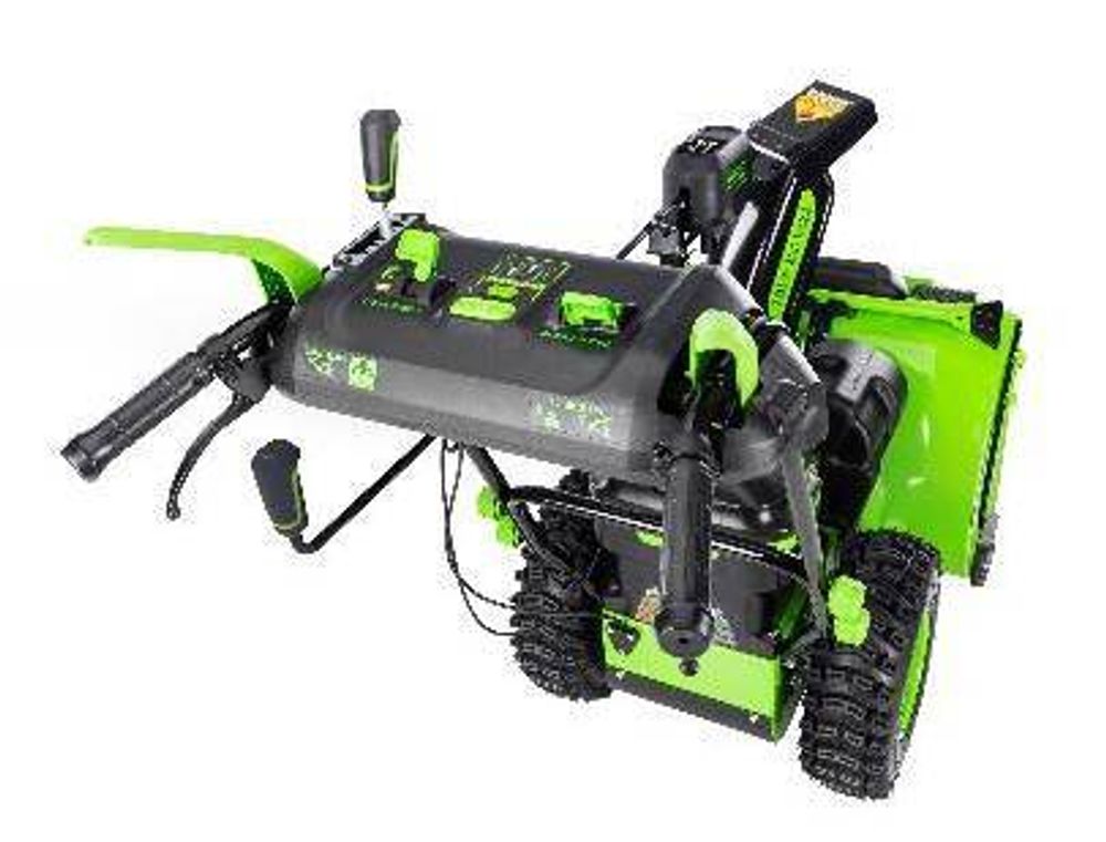 Снегоуборщик Greenworks GD82ST56, 82v, 61 см, в комплекте 3 шт. АКБ 5 А·ч и двойное ЗУ (самоходный ,аккумуляторный) 2602807U3B