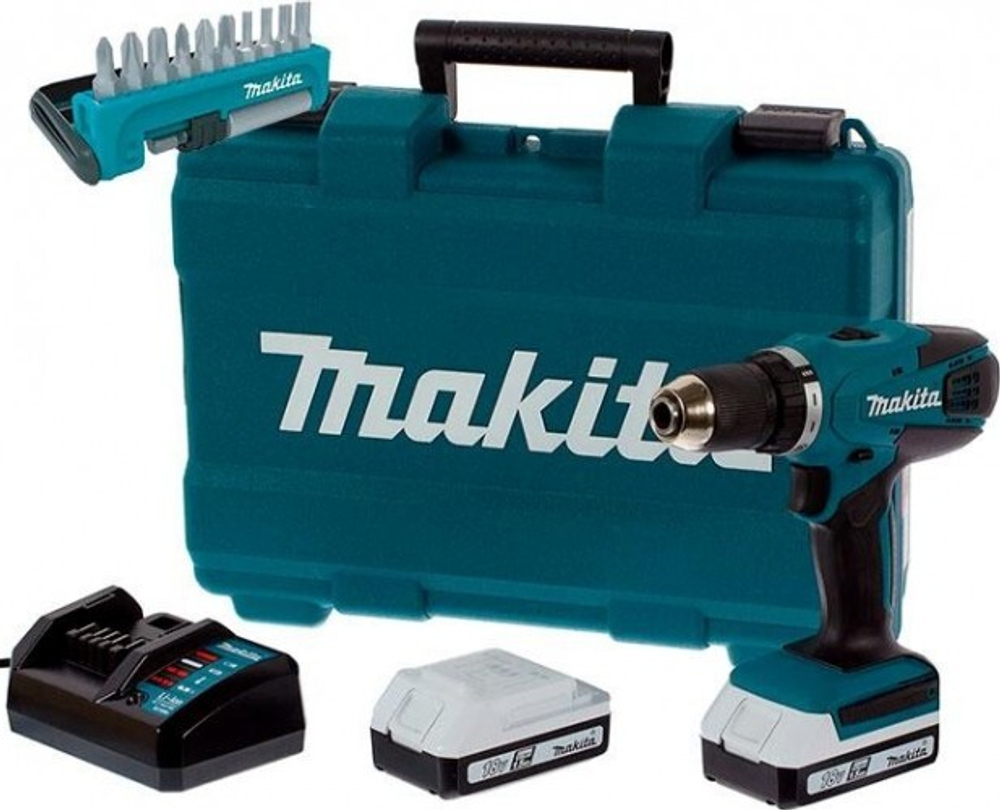 Дрель-шуруповерт аккумуляторная MAKITA DF 457 DWEX9