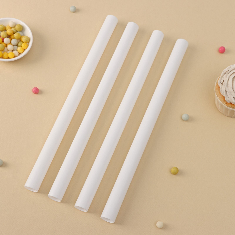 Палочки пластиковые для укрепления ярусов тортов 4 шт (1,9 см)