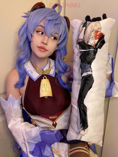 Мини дакимакура Чуя Накахара из Великий из бродячих псов арт. M0299, 60х20 см