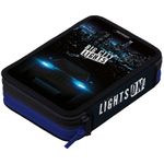 Пенал 2 отделения, 200*140*45 Berlingo "City lights", полиэстер