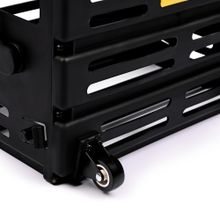 Корзина для теннисных мячей NEVA SPORT, UEA1, на 75 мячей, пластик, черный