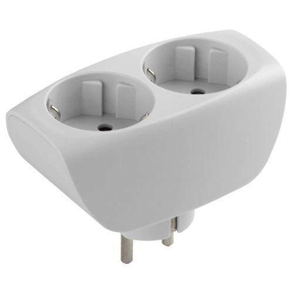 Разветвитель 2-м с заземл. 16А IP20 SP-2e-W защ. шторки бел. Эра C0045528 Разветвитель 2-м с заземл. 16А IP20 SP-2e-W защ. шторки бел. Эра C0045528