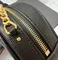 Мини-сумка Saint Laurent Lou из стеганой кожи Grain De Poudre с тиснением, чёрный