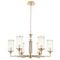 Подвесная люстра Crystal Lux Gloria SP6 Brass