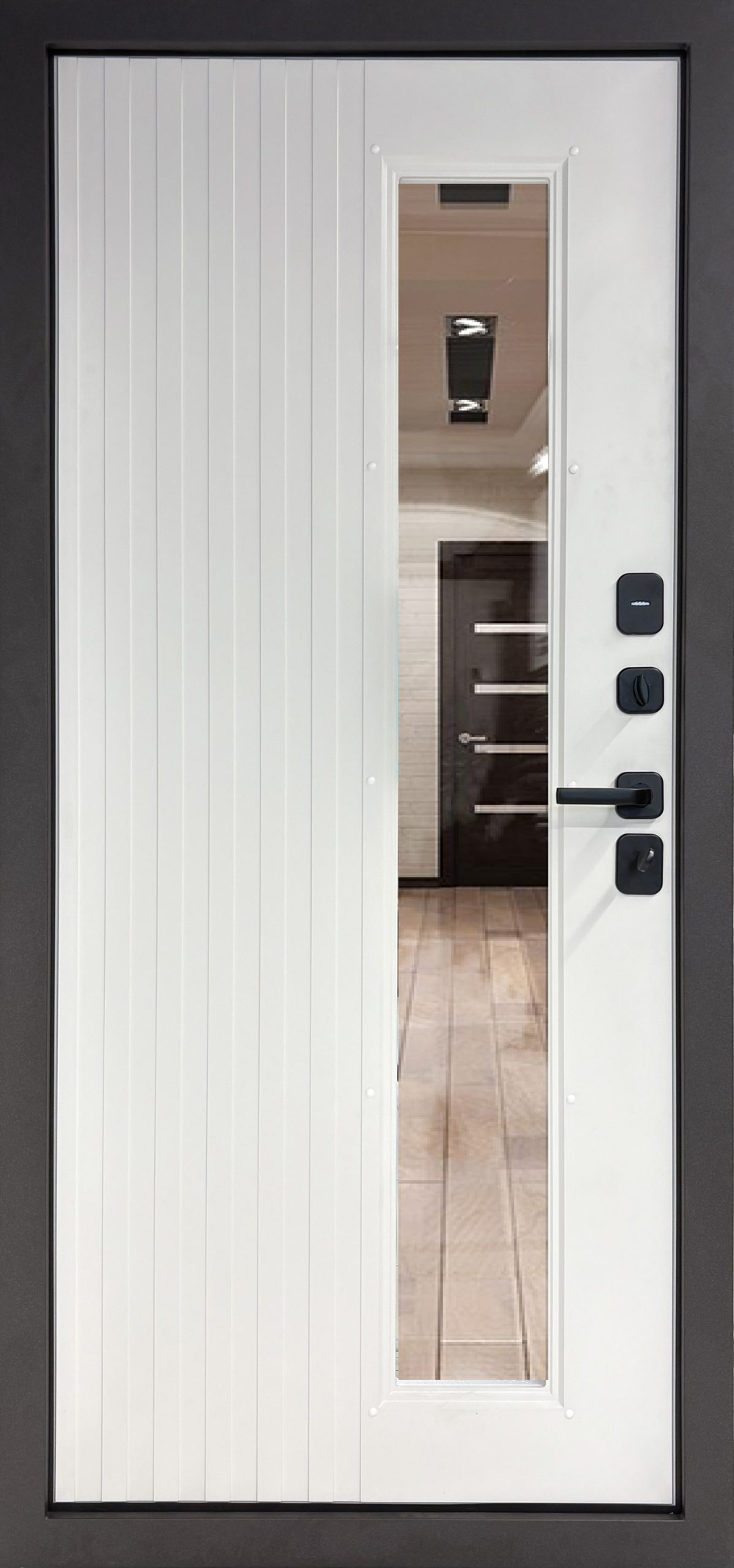 Рейки Меланж Махагон Стеклопакет