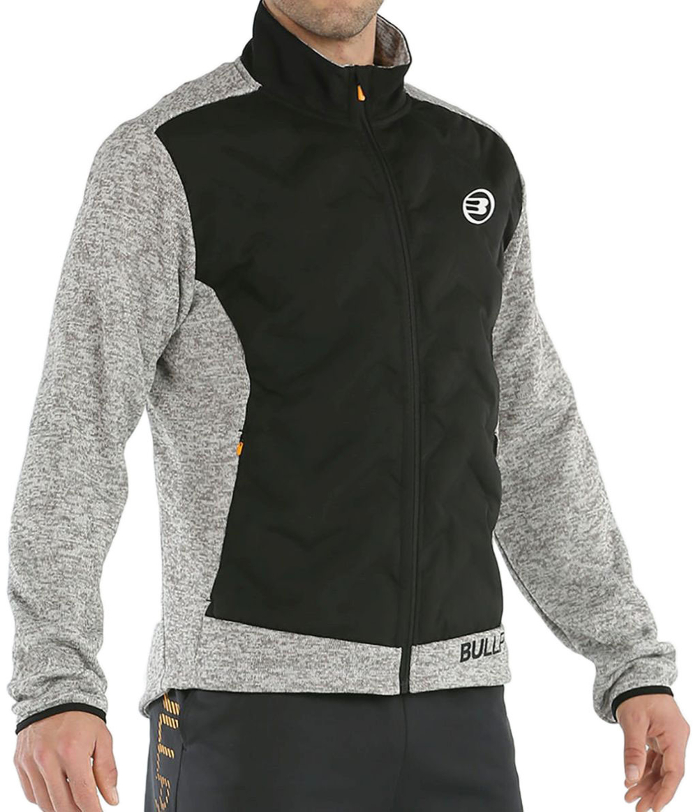 Мужская теннисная кофта Bullpadel Luruaco - gris medio vigore