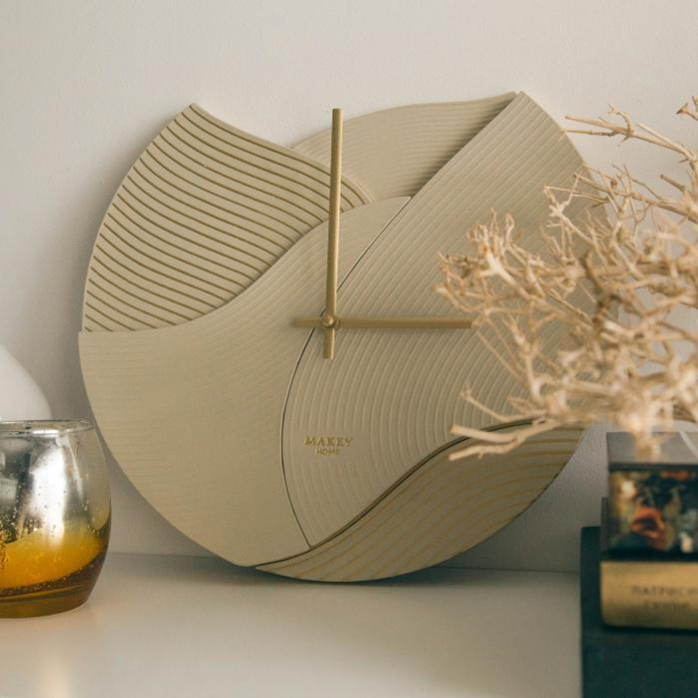 Часы настенный «Deco». Цвет молочный