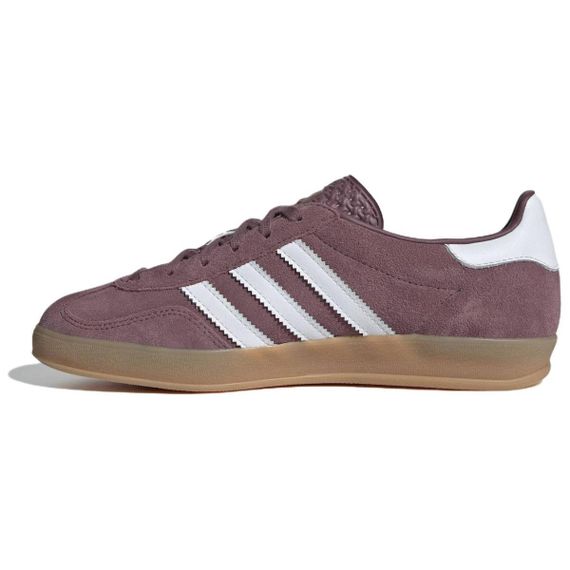 adidas originals Gazelle Кроссовки для скейтбординга Низкие Темно-серый Красно-коричневый/Белый Женские