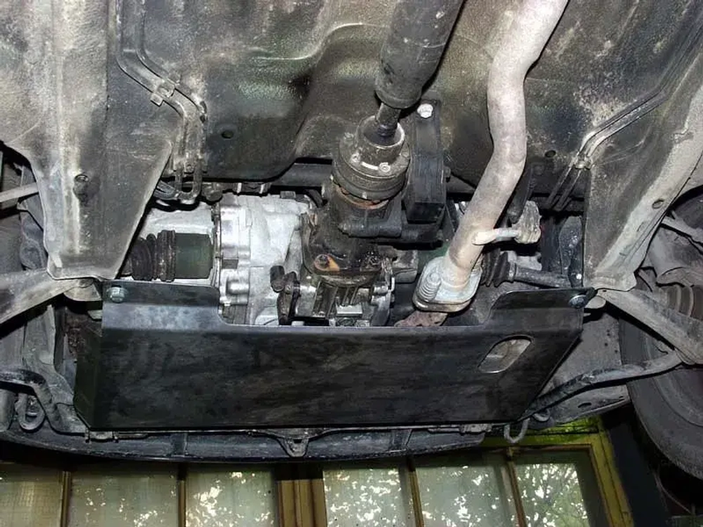Защита картера двигателя, КПП (2 мм, сталь) для Suzuki Ignis 2000-2003 (V = 1.3) Sheriff.23.0641