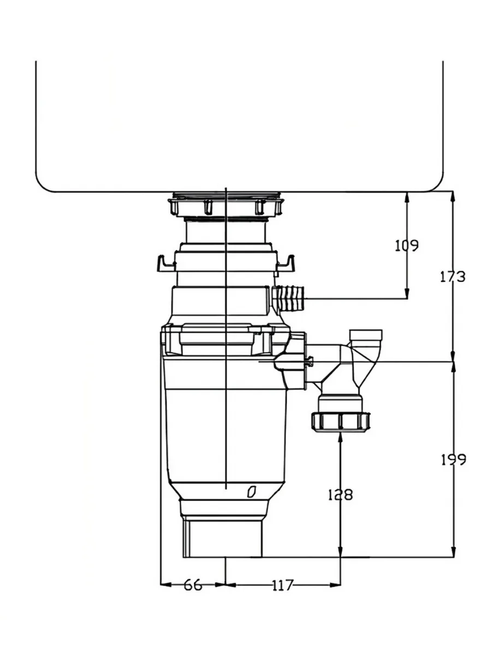 Измельчитель пищевых отходов EMAR ATC-WZB390A Compact