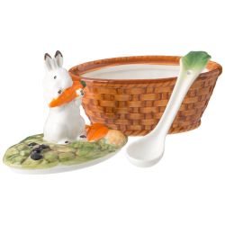 ИКОРНИЦА LEFARD "КРОЛИК" С КРЫШКОЙ И ЛОЖКОЙ 11*11 СМ 125 МЛ (КОР=36ШТ.)